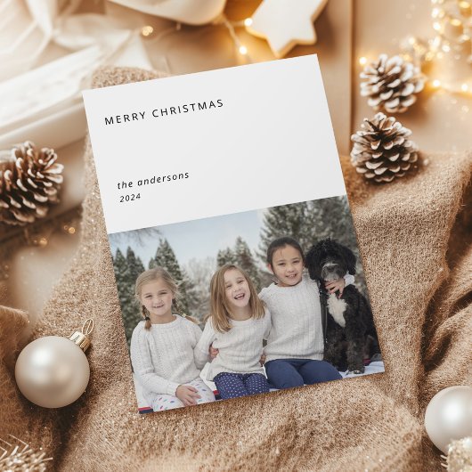 Minimalistisch Modernes Foto Weihnachten