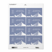 Minimalistisch Modernes Gebirge blass (Vorne)