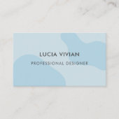 Minimalistisch Modernes Licht Beruflich Visitenkarte (Vorderseite)