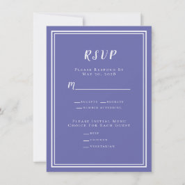 Minimalistisch-Modernes Periwinkle Blue Wedding RS
