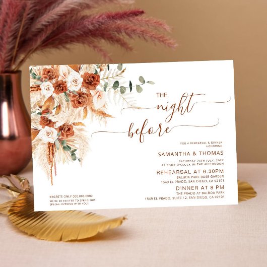 Minimalistisch Modernes Probe Einladung