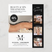 Minimalistisch Modernes Salon Beauty Business Mark Flyer (Vorne)