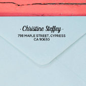 Minimalistisch-Modernes Skript mit vollständigem N Permastempel