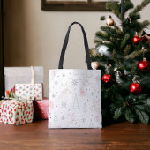 Minimalistisch Modernes Weihnachtsthema Art Tasche