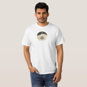 Minimalistisch Moon & Tree Yin Yang T - Shirt (Vorne ganz)