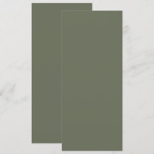 Minimalistisch Moss Green Save the Date - individu