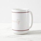 Minimalistisch Mutity Kaffeetasse (VorderseiteRechts)