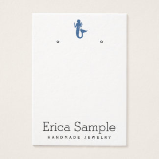 Minimalistisch Navy Blue Mermaid Juwelier Display