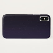 Minimalistisch Night Sky iPhone X Case - Sleek & D (Rückseite (Horizontal))