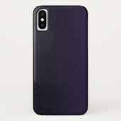 Minimalistisch Night Sky iPhone X Case - Sleek & D (Rückseite)