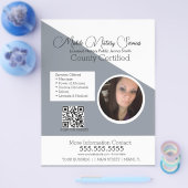 Minimalistisch Notar Mobile Services Foto QR FLYER (Einzeln)