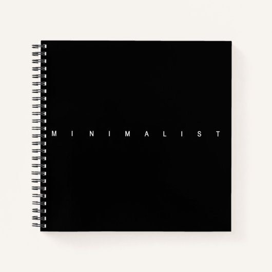 Minimalistisch Notizbuch (Vorderseite)