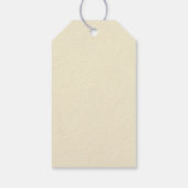 Minimalistisch Off White Real Anwesen Geschenkanhänger (Rückseite)