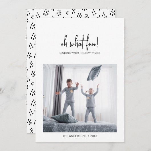 Minimalistisch Oh, was Spaß Weihnachten