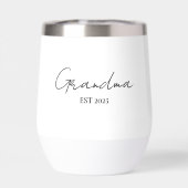 Minimalistisch Oma EST 2025 | Personalisiertes Ges (Rückseite)