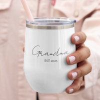 Minimalistisch Oma EST 2025 | Personalisiertes Ges