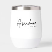 Minimalistisch Oma EST | Neues Oma-Geschenk (Rückseite)