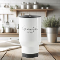 Minimalistisch Opa EST 2025 Personalisiert