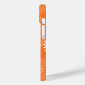Minimalistisch Orange Mandala Geometric Floral Nam Case-Mate iPhone Hülle (Rückseite / Links)