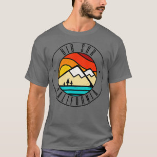 Minimalistisch Outdoor Big Sur Kalifornien CA T-Shirt