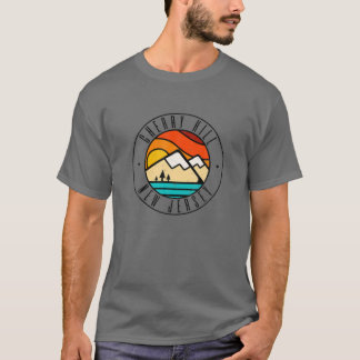 Minimalistisch Outdoor Cherry Hill New Jersey NJ T-Shirt