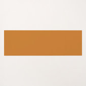 Minimalistisch Panda Pattern - Ochre Orange Yogamatte (Rückseite (Horizontal))