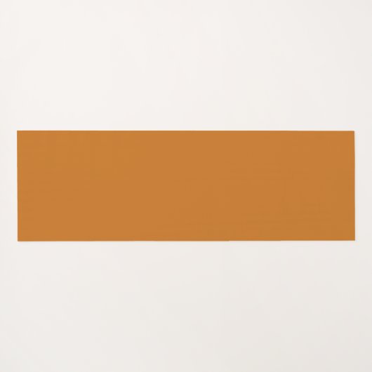 Minimalistisch Panda Pattern - Ochre Orange Yogamatte (Rückseite (Horizontal))