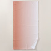 Minimalistisch-pastellfarbene Rose ombre blush pin Strandtuch (Vorderseite)