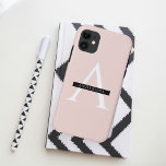 Minimalistisch Pastellrosa Personalisierter Name Case-Mate iPhone Hülle<br><div class="desc">Minimalistisch Pastellrosa Personalisierter Name</div>