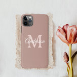 Minimalistisch Personal Initial Girly iPhone Case iPhone 11Pro Max Hülle<br><div class="desc">Minimalistisch Personal Initial Girly iPhone Case</div>