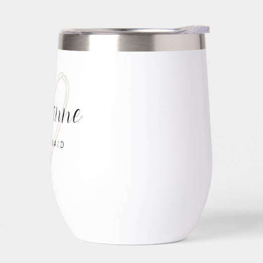 Minimalistisch Personalisierte Bridesmaid (Links)