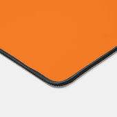 Minimalistisch Personalisierter Skriptname Orange Schreibtischunterlage (Ecke)