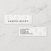 Minimalistisch | Pfeilmuster Mini Visitenkarte (Vorne/Hinten)