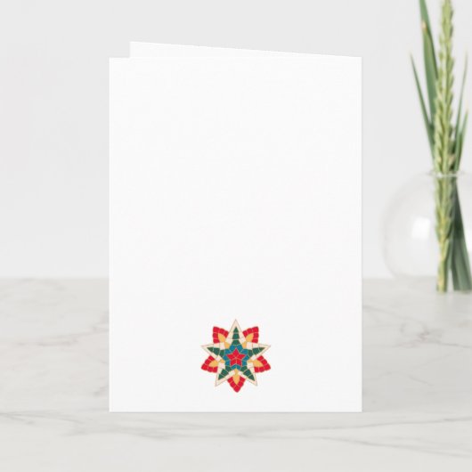 Minimalistisch Philippine Lantern White Christmas Programm (Rückseite)