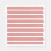 Minimalistisch Pink Bow Baby Dusche Serviette (Vorderseite)