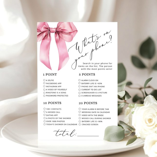 Minimalistisch Pink Bow, was auf Ihrem Handyspiel  (Von Creator hochgeladen)