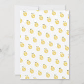 Minimalistisch Pink Lemonade Baby Sip und sehen Einladung (Rückseite)