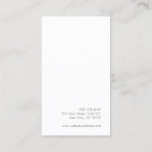 Minimalistisch Pink Ombre Beauty Salon Visitenkarte (Rückseite)