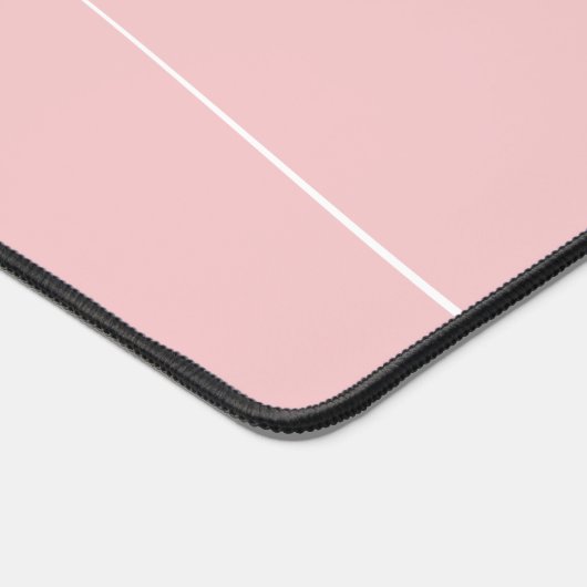 Minimalistisch-Pink-Script-Kalligraphie Schreibtischunterlage (Ecke)