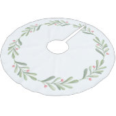 Minimalistisch Polyester Weihnachtsbaumdecke (Schrägansicht)