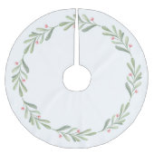 Minimalistisch Polyester Weihnachtsbaumdecke (Vorderseite)