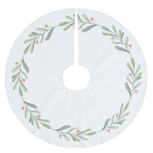 Minimalistisch Polyester Weihnachtsbaumdecke (Vorderseite)