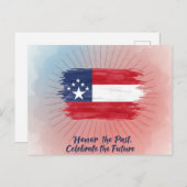 Minimalistisch Postkarte (Vorne/Hinten)