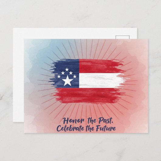 Minimalistisch Postkarte (Vorne/Hinten)