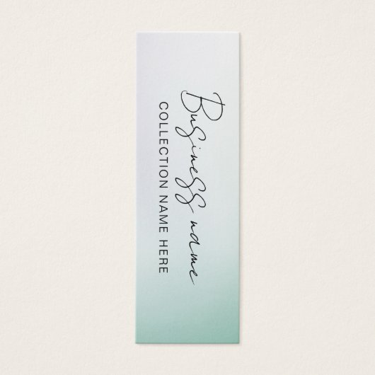 Minimalistisch Price Hang Tag Card (Vorderseite)