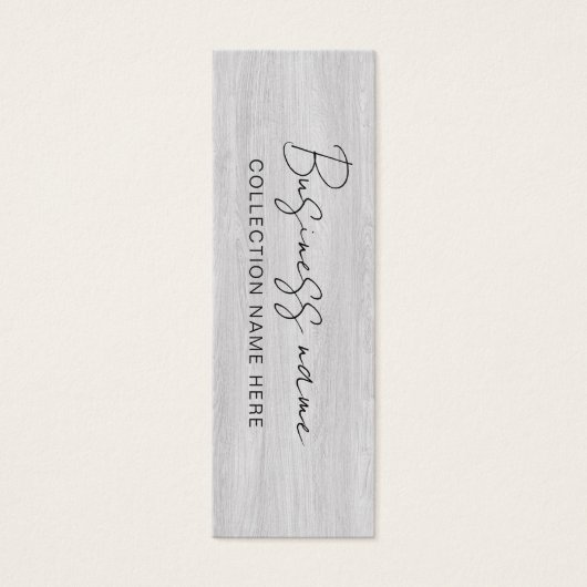 Minimalistisch Price Hang Tag Card (Vorderseite)