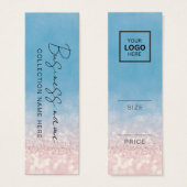 Minimalistisch Price Hang Tag Card (Vorne & Hinten)