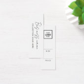 Minimalistisch Price Hang Tag Card (Schreibtisch)