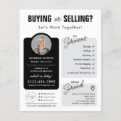 Minimalistisch Property Agent Foto Realtor Flyer (Vorne)
