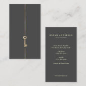 Minimalistisch Real Anwesen Visitenkarte (Vorne/Hinten)